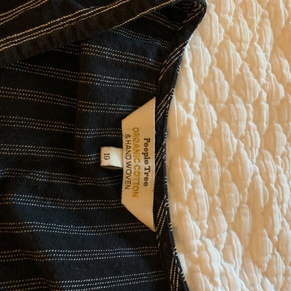 People Tree Striped Jumpsuit Size 10 - Picture 3 of 3